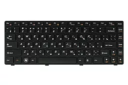 Клавіатура для ноутбуку Lenovo IdeaPad G480 фрейм (KB311880) PowerPlant чорна