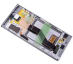 Дисплей Samsung Galaxy Note 10 Plus N975 с тачскрином и рамкой, сервисный оригинал, White - миниатюра 3