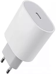 Сетевое зарядное устройство с поддержкой быстрой зарядки AMHJ83 Power Adapter USB-C 20W White - фото Сетевое зарядное устройство с поддержкой быстрой зарядки AMHJ83 Power Adapter USB-C 20W White