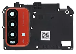 Скло камери Xiaomi Redmi 9T з рамкою для материнської плати Original Orange