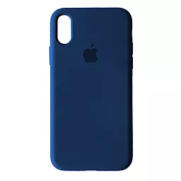 Чехол Silicone Case Full для Apple iPhone XR Deep Navy