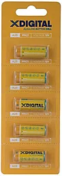 Батарейки X-digital A23 Alkaline BL 5шт 12 V - фото Батарейки X-digital A23 Alkaline BL 5шт 12 V