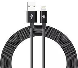 USB Кабель ArmorStandart 2.4A 1.2M Lightning Cable Black (ARM64373)