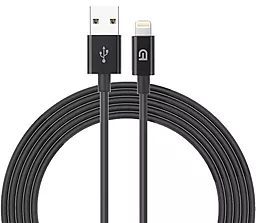 Кабель ArmorStandart USB-A - Lightning 12w 2.4a 1.2м cable Black (ARM64373) - фото Кабель ArmorStandart USB-A - Lightning 12w 2.4a 1.2м cable Black (ARM64373)
