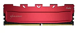 Оперативна пам'ять Exceleram DDR4 8GB 2400 MHz Red Kudos (EKBLACK4082417A)