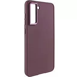 Чохол Epik TPU Bonbon Metal Style для Samsung Galaxy S23 Plum - фото Чохол Epik TPU Bonbon Metal Style для Samsung Galaxy S23 Plum