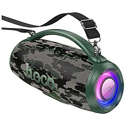 Колонки акустичні Hoco HA4 Surge outdoor Camouflage green - фото Колонки акустичні Hoco HA4 Surge outdoor Camouflage green