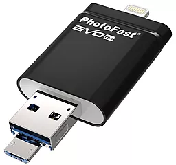 Флешка PHOTOFAST i-FlashDrive EVO Plus 32GB (IFDEVOPLUS32GB) - фото Флешка PHOTOFAST i-FlashDrive EVO Plus 32GB (IFDEVOPLUS32GB)