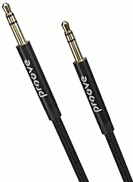 Аудіо кабель Proove Weft AUX mini Jack 3.5mm M/M Cable 1 м black (ACWF00005801) - фото Аудіо кабель Proove Weft AUX mini Jack 3.5mm M/M Cable 1 м black (ACWF00005801)