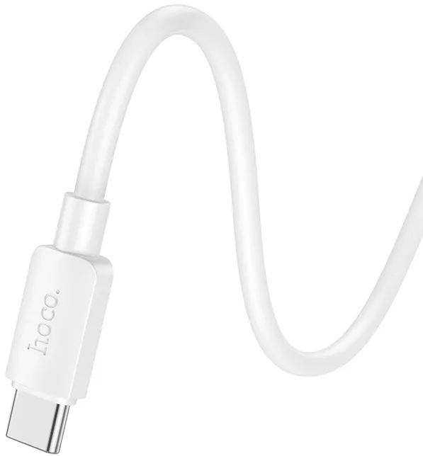 Кабель Hoco X96 USB-A - Type-C 27w 3a 1м cable White - фото 3