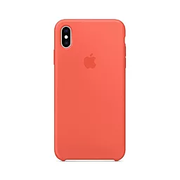 Чехол Apple Silicone Case 1:1 iPhone X, iPhone XS Nectarine