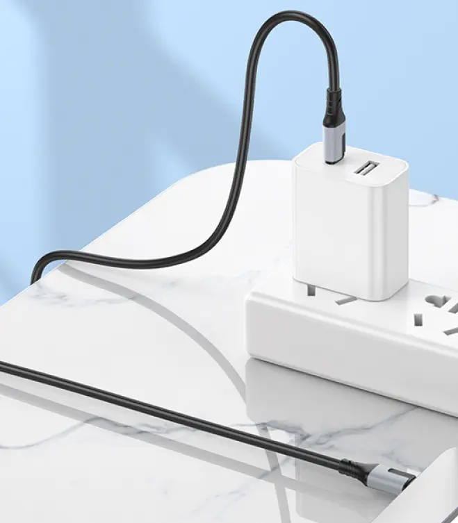 Кабель Borofone BX101 Creator USB Type-C - Type-C 60w 3a 1м PD cable Black - фото 4