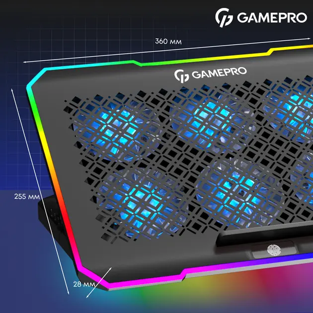 Подставка для ноутбука Gamepro CP660 Black - фото 6