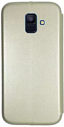 Чехол-книжка Level для Samsung Galaxy A6 2018 (A600) Gold - миниатюра 2