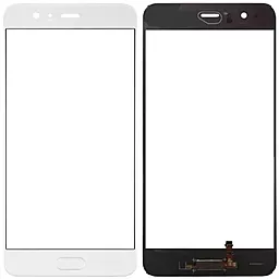 Корпусное стекло дисплея Huawei P10 Plus (VKY-L29, со шлейфом Touch ID), оригинал, White