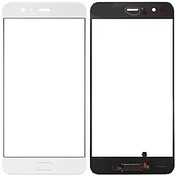 Корпусное стекло дисплея Huawei P10 Plus (VKY-L29, со шлейфом Touch ID), оригинал, White - фото Корпусное стекло дисплея Huawei P10 Plus (VKY-L29, со шлейфом Touch ID), оригинал, White