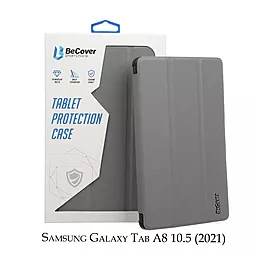 Чехол для планшета BeCover Smart Case для Samsung Galaxy Tab A8 10.5 (2021) Gray (707264) - фото Чехол для планшета BeCover Smart Case для Samsung Galaxy Tab A8 10.5 (2021) Gray (707264)