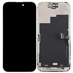 Дисплей Apple iPhone 15 Pro Max с тачскрином и рамкой, донор, Black