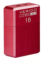 Флешка Verico USB 2.0 16Gb MiniCube (1MCOV-M7RDG3-NN) Red - фото Флешка Verico USB 2.0 16Gb MiniCube (1MCOV-M7RDG3-NN) Red