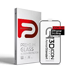 Защитное стекло ArmorStandart Glass.CR для Apple iPhone 14 Pro Black (ARM61972)