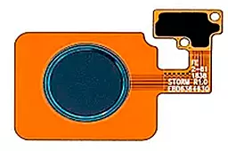 Шлейф LG V40 ThinQ V405 / V50 ThinQ V500N 5G со сканером отпечатка пальца Original Blue - фото Шлейф LG V40 ThinQ V405 / V50 ThinQ V500N 5G со сканером отпечатка пальца Original Blue