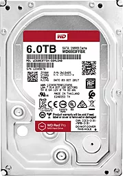 Жесткий диск Western Digital 6TB Red Pro (WD6003FFBX)