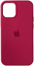{"ru": "Чехол", "uk": "Чохол"} Silicone Case Full для Apple iPhone 12 Pro Max Rose Red
