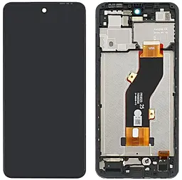 Дисплей Infinix Smart 8 Pro с тачскрином и рамкой, Black - фото Дисплей Infinix Smart 8 Pro с тачскрином и рамкой, Black