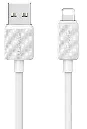 Кабель Usams US-SJ689 USB-A - Lightning 12w 2.4a 1м cable White
