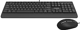 Комплект (клавиатура+мышка) Canyon USB (CNE-CSET4-RU) Black - миниатюра 2