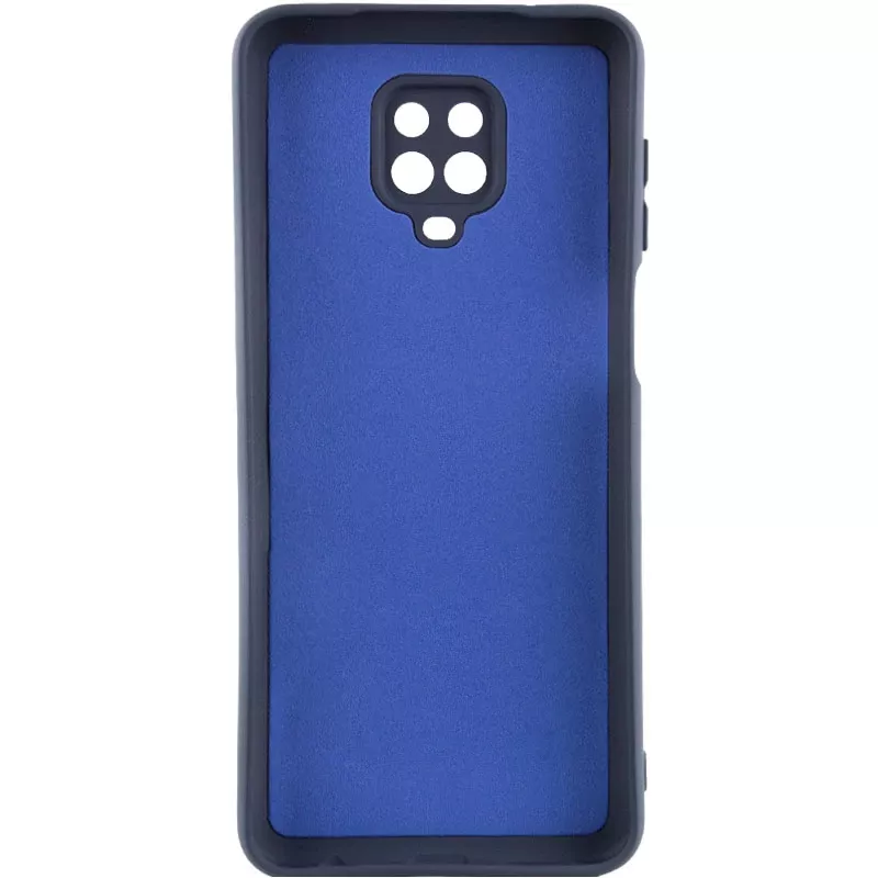 Чехол GETMAN Liquid Silk Full Camera для Xiaomi Redmi Note 9s, Note 9 Pro, Note 9 Pro Max  Midnight Blue - фото 2