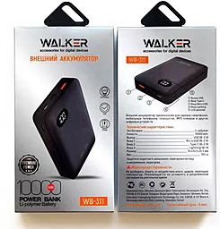 Повербанк Walker WB-311 10000mAh Black - миниатюра 4