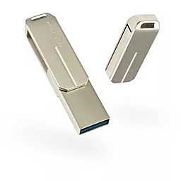 Флешка Exceleram 128GB U3 Series USB 3.1 Gen 1 (EXP2U3U3S128) Silver - фото Флешка Exceleram 128GB U3 Series USB 3.1 Gen 1 (EXP2U3U3S128) Silver