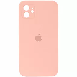 Чехол Silicone Case Full Camera для Apple IPhone 12  Grapefruit