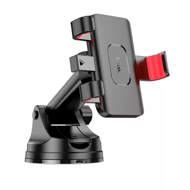 Тримач Hoco H22 Dragon automatic clamping car holder (center console) Black - фото 5