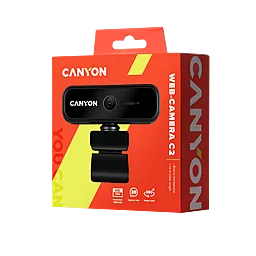ВЕБ-камера Canyon CNE-HWC2 Black - мініатюра 4 ВЕБ-камера Canyon CNE-HWC2 Black - мініатюра 4