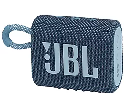 Колонки акустические JBL Go 3 Blue (JBLGO3BLU) - фото Колонки акустические JBL Go 3 Blue (JBLGO3BLU)