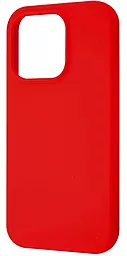 Чехол Wave Full Silicone Cover для Apple iPhone 15 Pro Red