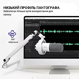 Микрофон Fifine T688W White - миниатюра 8 Микрофон Fifine T688W White - миниатюра 8