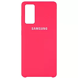 Чехол Epik Silicone Cover (AAA) Samsung G780 Galaxy S20 FE Shiny pink