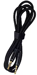 Аудио кабель TCOM AUX mini Jack 3.5mm M/M Cable 1 м black - миниатюра 2
