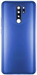 Задняя крышка корпуса Xiaomi Redmi 9 со стеклом камеры Original Slate Blue - фото Задняя крышка корпуса Xiaomi Redmi 9 со стеклом камеры Original Slate Blue
