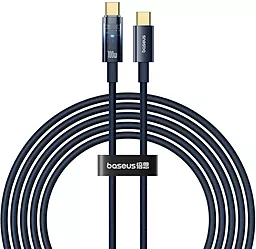 Кабель Baseus Explorer USB Type-C - Type-C 100w 5a 2м PD cable Blue (P10319704321-01)