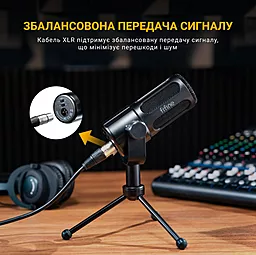 Мікрофон Fifine Tank 1 Black - мініатюра 7 Мікрофон Fifine Tank 1 Black - мініатюра 7