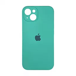 Чохол Silicone Case Full Camera для Apple iPhone 14 azure