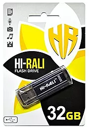Флешка Hi-Rali 32GB Stark Series USB 2.0 (HI-32GBSTBK) Black - фото Флешка Hi-Rali 32GB Stark Series USB 2.0 (HI-32GBSTBK) Black