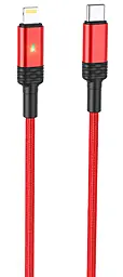 Кабель Borofone BU30 Lynk USB Type-C - Lightning 20w 3a 1.2м PD cable Red
