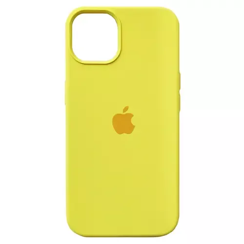 Чохол Silicone Case Full для Apple iPhone 14 Pro Max Flash Lime - фото 1