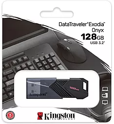 Флешка Kingston 128 GB DataTraveler Exodia Onyx USB 3.2 Gen 1 Black (DTXON/128GB) - миниатюра 8