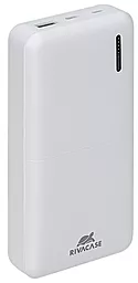 Повербанк RivaCase VA2571 20000 mAh 18W White - фото Повербанк RivaCase VA2571 20000 mAh 18W White